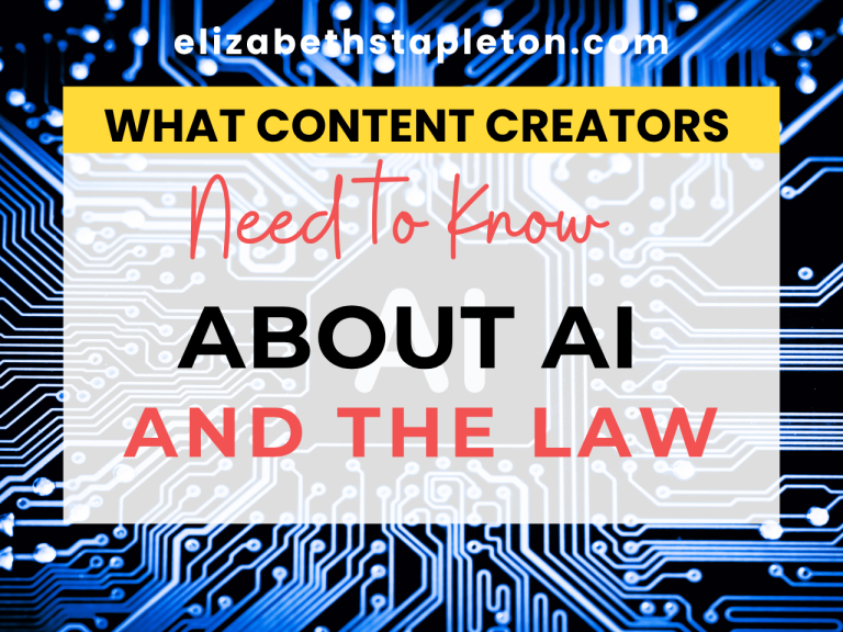 What Content Creators Need to Know About AI and the Law in 2025