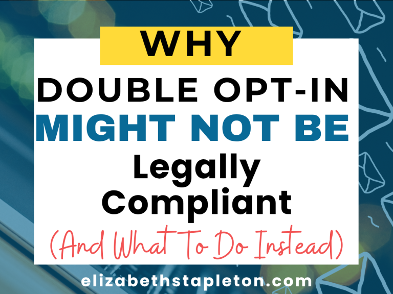 Why Double Opt-In Might Not Be Legally Compliant (And What To Do Instead)