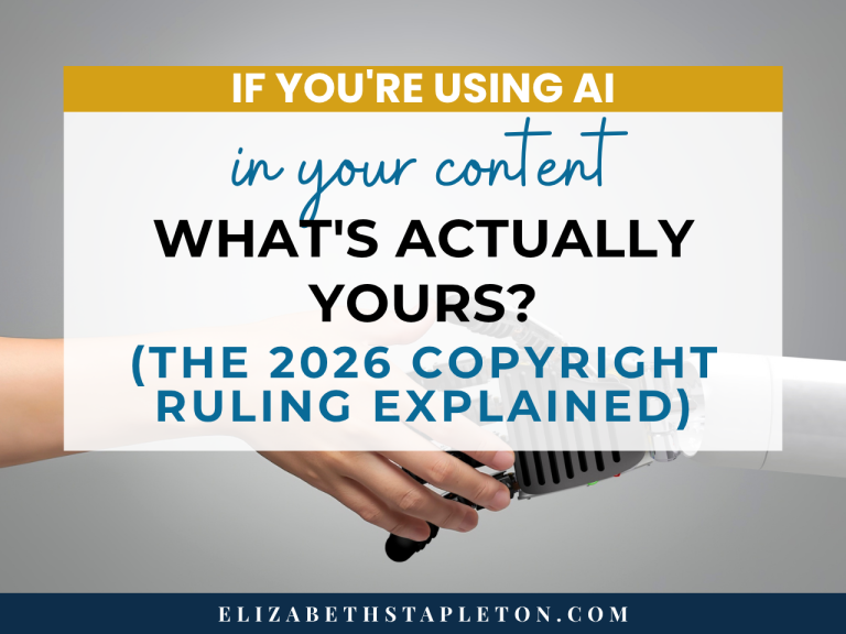 If You Use AI in Your Content, What’s Actually Yours? (And What to Do About It)